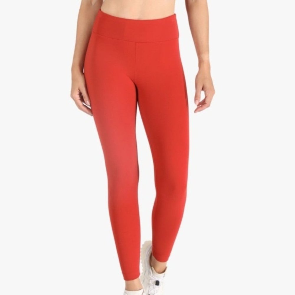 NWT Koral Womens Rouge Red Drive High Rise Blackout Activewear Legging sz S